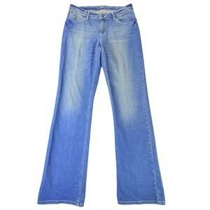 J Jill Boot Cut Stretch Jeans Women Size 8 Tall Medium Wash Denim Pants